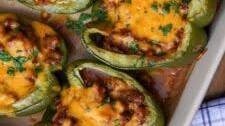 Venison Sloppy Joe Stuffed Peppers