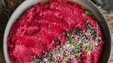 Vibrant Roasted Beetroot Hummus