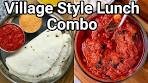 Village Style Healthy Lunch Meal Combo Recipe - Rotti & ...