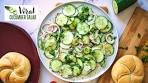 Viral Cucumber Salad Recipe - Cucumber Yogurt Salad in a ...