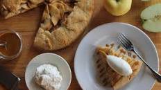 Warm Apple Galette with Gjetost Butterscotch Sauce