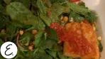 Warm Chickpea and Spinach Salad with Grilled Mackerel ...