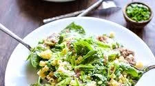Warm Ditalini Salad with Creamy Mustard Vinaigrette