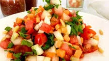 WATERMELON RIND SALAD