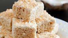 White Chocolate Coconut Rice Krispie Treats