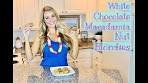 White Chocolate Macadamia Nut Blondies - Pretty Little Bakers