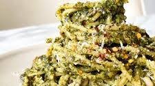 White Truffle Italian Basil Pesto Spaghetti