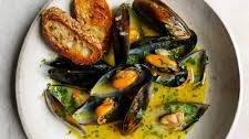 White Wine Butter Mussels