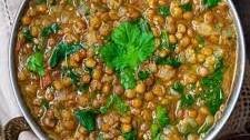 Whole Masoor Dal Palak