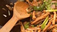 Wok di verdure con sciroppo di yacon