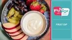 Yogurt and Cream Cheese Fruit Dip