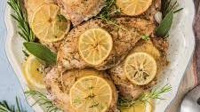 Za'atar Roasted Chicken with Lemon and Herbs