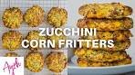 Zucchini Corn Fritters - Cooking With Ayeh