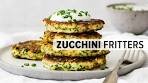 ZUCCHINI FRITTERS | healthy, gluten-free, low-carb, keto ...