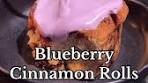 ✨ Homemade Blueberry Cinnamon Rolls with Blueberry ...