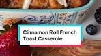 🍞🫠 Cinnamon roll french toast casserole 🫠🍞the layers of ...