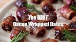 Bacon-Wrapped Dates with Maple Chili Rosemary Glaze ...