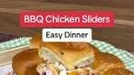 BBQ Chicken Sliders ⭐️ Easy Dinner #bbqchickensliders ...