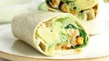 Chickpea Avocado Caesar Wraps