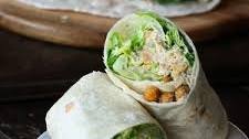 Chickpea Caesar Salad Wrap