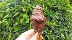 Chocolate and Caramel Ice Cream Dip - Hermes Cones #AD