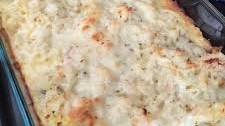 Crescent Roll Breakfast Casserole with Sausage and Hash Browns