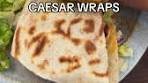 Delicious Buffalo Chicken Caesar Wraps Recipe