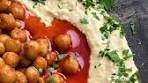 Delicious Hummus with Spicy Chickpeas Recipe