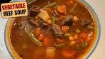 EASY HOMEMADE VEGETABLE BEEF SOUP RECIPE ~ ONE ...