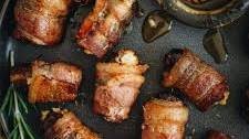 Goat Cheese Stuffed Bacon Wrapped Dates