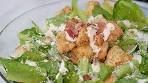 GREEK Yoghurt CAESAR Salad and Croutons