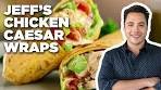 Grilled Chicken Caesar Wraps with Jeff Mauro | Food Network