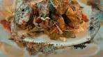 Grilled lampuki, cooked to perfection and served on a fresh ...