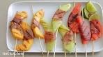 Grilled Melon-Prosciutto Wrapped Skewers - From the Test ...