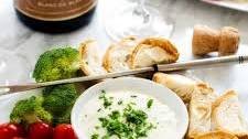 Gruyere and Goat Cheese Fondue