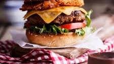 Hash brown cheeseburgers with pickled jalapeños