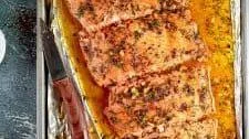 HONEY GARLIC BUTTER SALMON IN FOIL