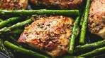 Lemon Garlic Butter Chicken with Asparagus
