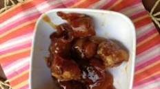 Maple Glazed Bacon Weenies