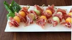 Melon and Prosciutto di Parma Skewers