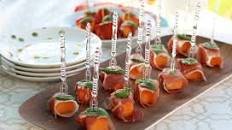 Melon Prosciutto Basil Bites