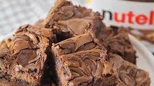Nutella Cheesecake Brownies