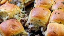 Philly Cheesesteak Sliders