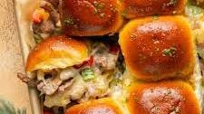 Philly Cheesesteak Sliders