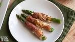 Proscuitto Wrapped Asparagus with Cream Cheese