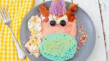 Rainbow Unicorn Pancakes