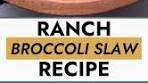Ranch Broccoli Slaw Recipe with Toasted Almonds and ...