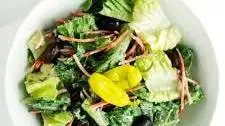 Restaurant Style House Salad with Creamy Parmesan Dressing