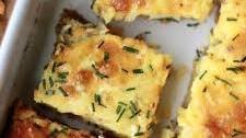 Sausage Egg and Cheese Hashbrown Breakfast Casserole