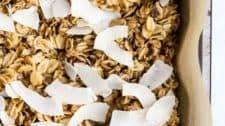 Simple Coconut Chia Granola